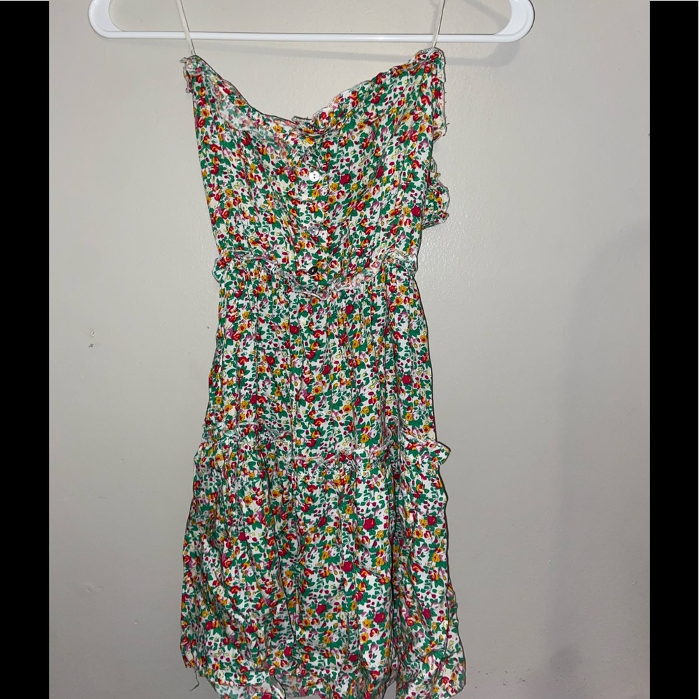 strapless mini dress WORN ONCE